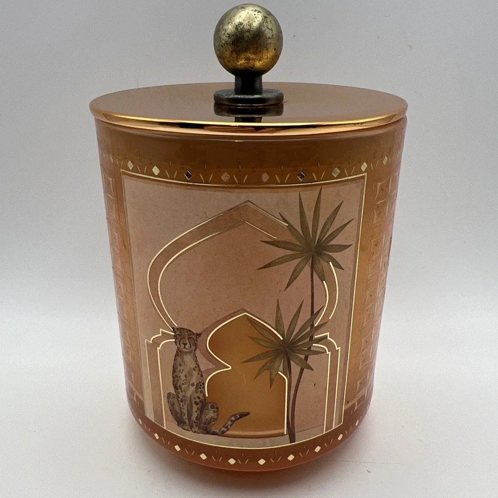 NINETY SIX 9.9 Oz. Pomelo Lychee  Scented Candle / Cheetah